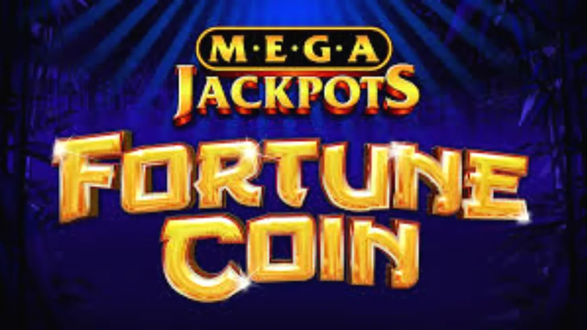 Tampilan visual mewah dari slot Fortune Coin Mega Jackpot dengan nuansa emas dan simbol keberuntungan Asia.